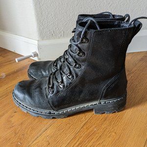 Sorel Lennox Black Boots size 9